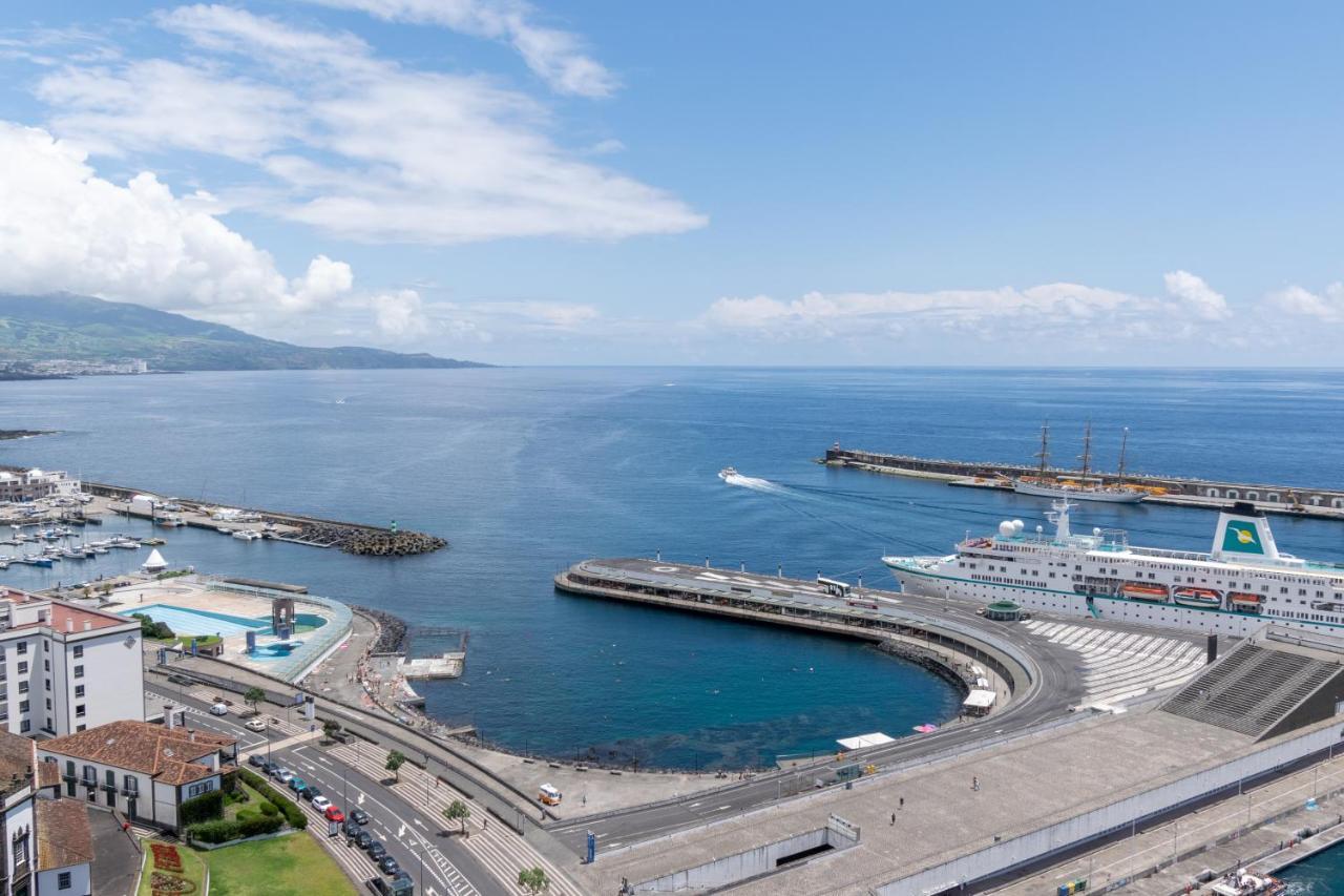Atlantic Penthouse - City, Montain & Ocean - Free Parking Ponta Delgada المظهر الخارجي الصورة